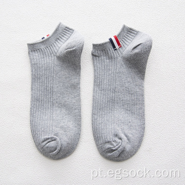 tecidos de malha até o tornozelo meias de algodão de corte baixo